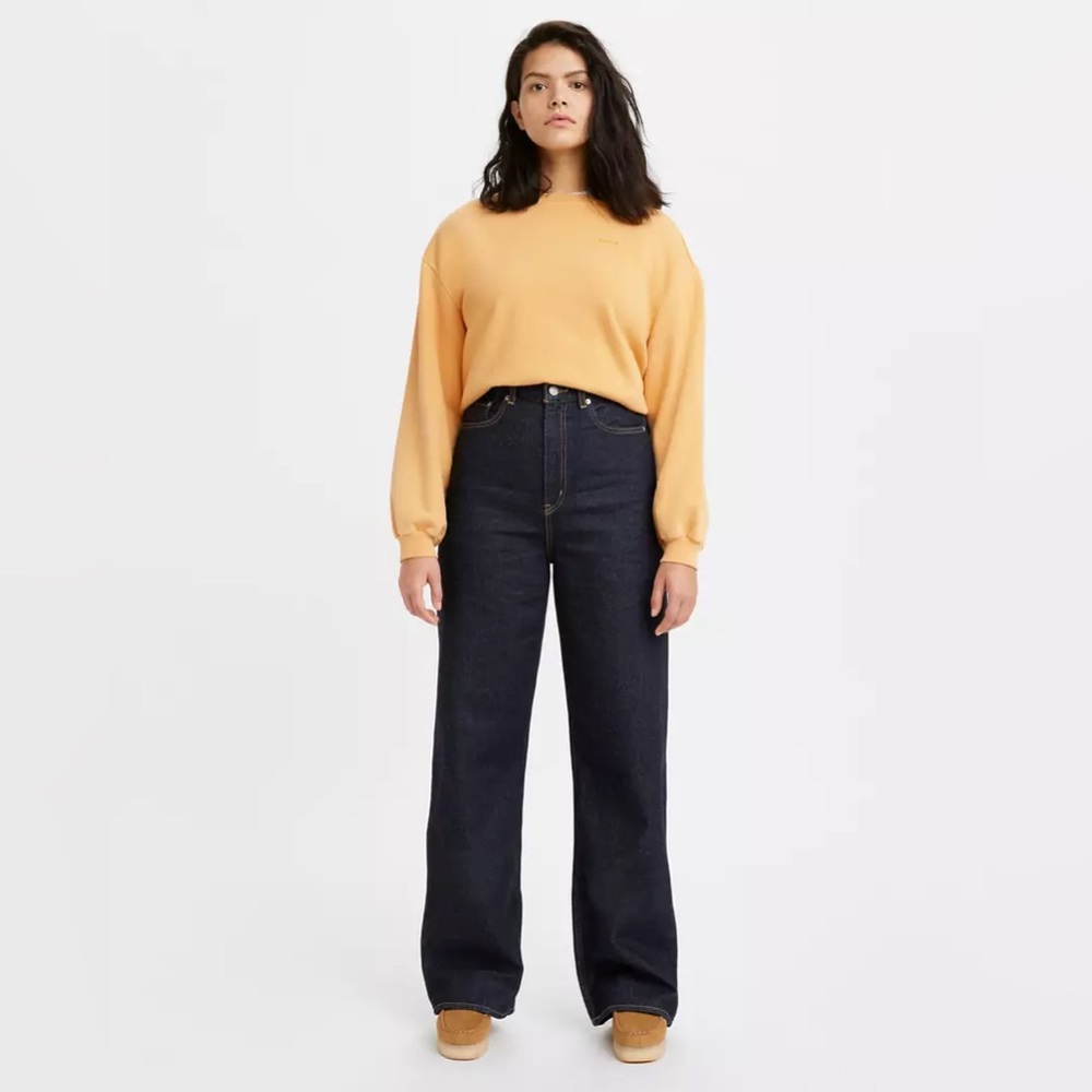 Levi's Dark Indigo Wide-Leg Jeans